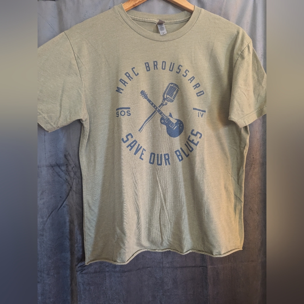 Marc Broussard Cropped Band Tee Men's Small